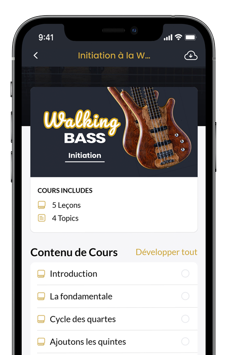Application UGLAP® Walking Bass