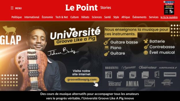 Article sur Johann Berby dans Le Point